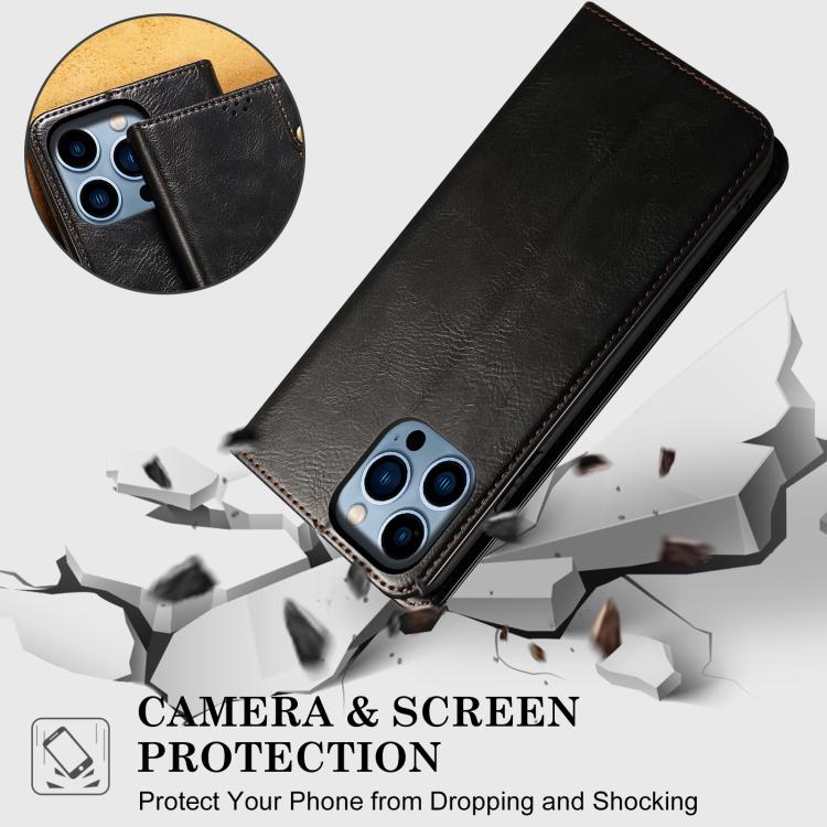 Oil Wax Crazy Horse Texture Leather Phone Case, For Samsung Galaxy S26+ 5G, For Samsung Galaxy S26 Ultra 5G, For Samsung Galaxy S26 5G, For Samsung Galaxy S25 FE 5G, For Samsung Galaxy S25 Edge 5G, For Samsung Galaxy S25 5G