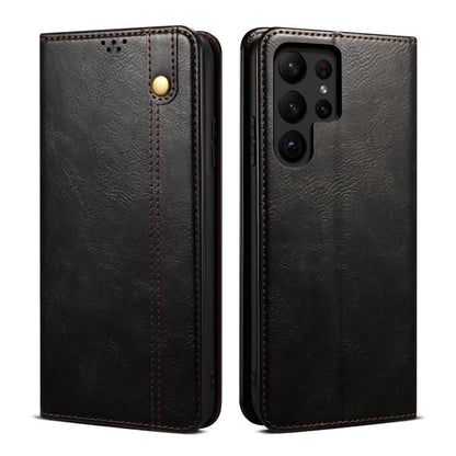 Oil Wax Crazy Horse Texture Leather Phone Case, For Samsung Galaxy S26+ 5G, For Samsung Galaxy S26 Ultra 5G, For Samsung Galaxy S26 5G, For Samsung Galaxy S25 FE 5G, For Samsung Galaxy S25 Edge 5G, For Samsung Galaxy S25 5G