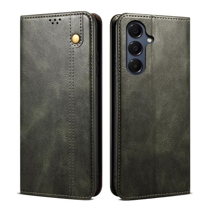 Oil Wax Crazy Horse Texture Leather Phone Case, For Samsung Galaxy S26+ 5G, For Samsung Galaxy S26 Ultra 5G, For Samsung Galaxy S26 5G, For Samsung Galaxy S25 FE 5G, For Samsung Galaxy S25 Edge 5G, For Samsung Galaxy S25 5G
