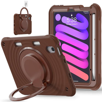 Rotation Handle Holder Silicone Hybrid PC Tablet Case, For iPad Air 13 2026 / 2025 / 2024, For iPad Air 11 2026 / 2025 / 2024, For iPad Pro 13 2025 / 2024, For iPad Pro 11 2025 / 2024, For iPad 10th Gen 10.9 2022, For iPad mini 2024 / mini 6