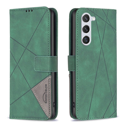 Magnetic Buckle Rhombus Texture Leather Phone Case, For Samsung Galaxy S25 5G, For Samsung Galaxy S25+ 5G, For Samsung Galaxy S25 Ultra 5G, For Samsung Galaxy S24 FE 5G