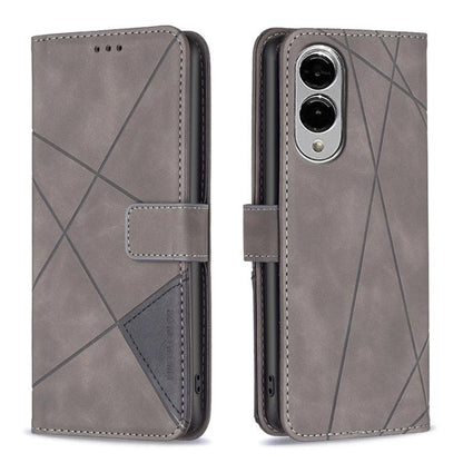 Magnetic Buckle Rhombus Texture Leather Phone Case, For Samsung Galaxy S25 Edge 5G, For Samsung Galaxy S25 5G, For Samsung Galaxy S25+ 5G, For Samsung Galaxy S25 Ultra 5G