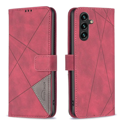 Magnetic Buckle Rhombus Texture Leather Phone Case, For Samsung Galaxy S26 Ultra 5G, For Samsung Galaxy S26 5G, For Samsung Galaxy S25 FE 5G, For Samsung Galaxy S25 Edge 5G