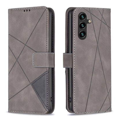 Magnetic Buckle Rhombus Texture Leather Phone Case, For Samsung Galaxy S26 Ultra 5G, For Samsung Galaxy S26 5G, For Samsung Galaxy S25 FE 5G, For Samsung Galaxy S25 Edge 5G