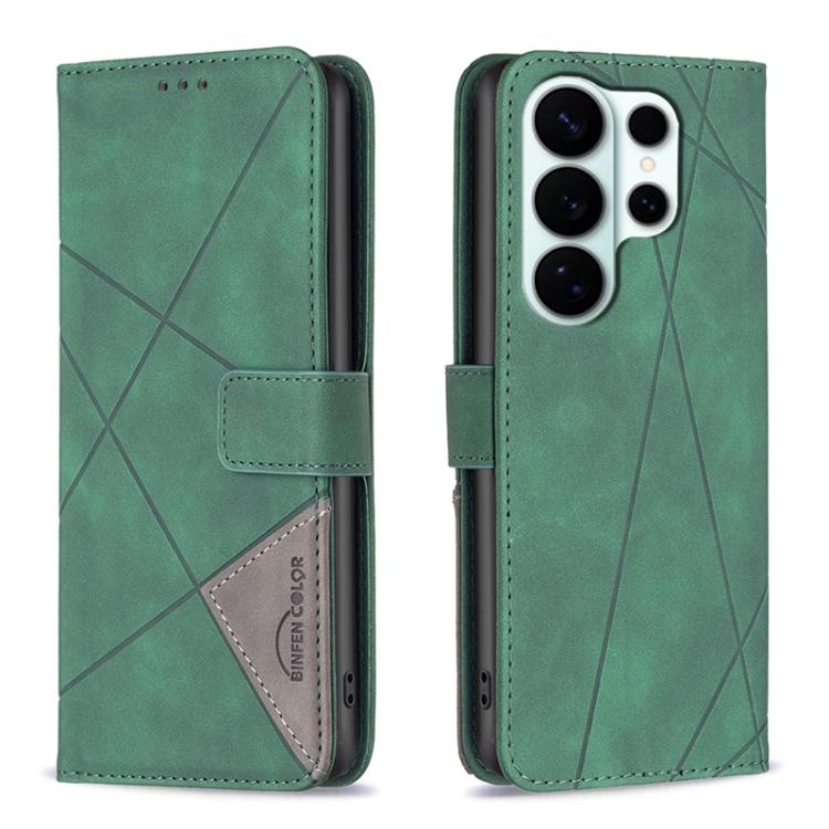 Magnetic Buckle Rhombus Texture Leather Phone Case, For Galaxy S26 FE 5G, For Samsung Galaxy S26 Ultra 5G, For Samsung Galaxy S26 5G, For Samsung Galaxy S25 FE 5G