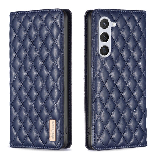 Diamond Lattice Magnetic Leather Flip Phone Case, For Samsung Galaxy S25 5G, For Samsung Galaxy S25+ 5G, For Samsung Galaxy S25 Ultra 5G, For Samsung Galaxy S24 FE 5G