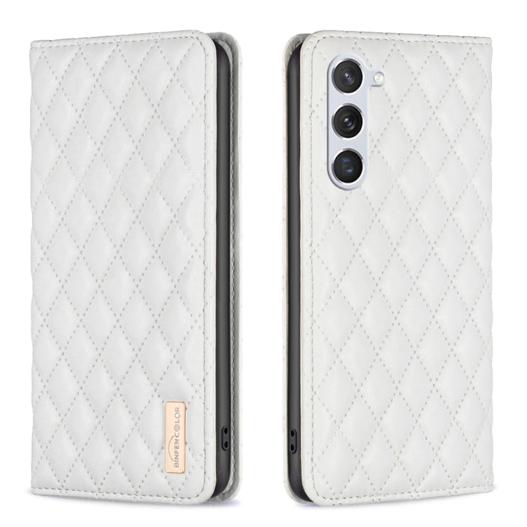 Diamond Lattice Magnetic Leather Flip Phone Case, For Galaxy S26 FE 5G, For Samsung Galaxy S25 5G, For Samsung Galaxy S25+ 5G, For Samsung Galaxy S25 Ultra 5G