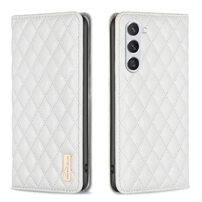Diamond Lattice Magnetic Leather Flip Phone Case, For Galaxy S26 FE 5G, For Samsung Galaxy S25 5G, For Samsung Galaxy S25+ 5G, For Samsung Galaxy S25 Ultra 5G