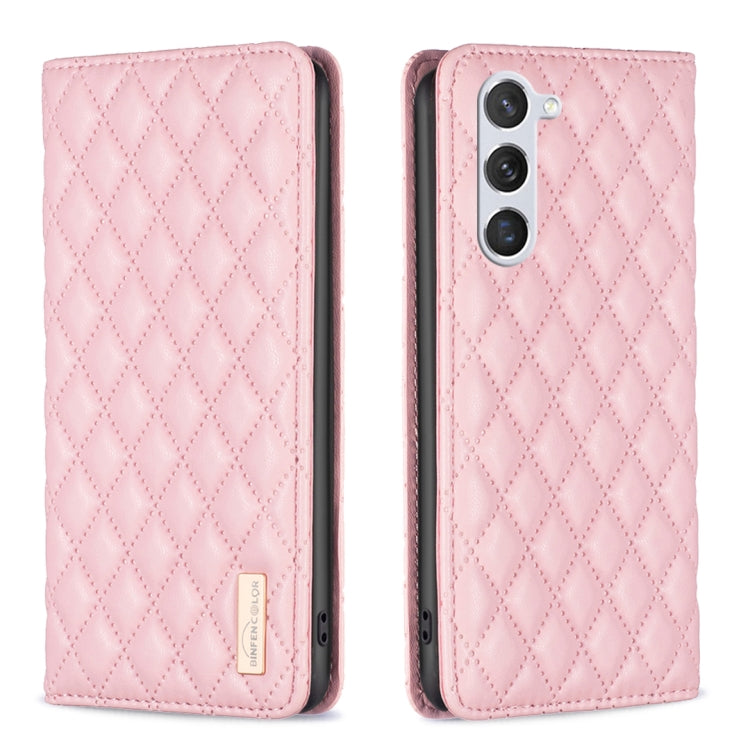 Diamond Lattice Magnetic Leather Flip Phone Case, For Galaxy S26 FE 5G, For Samsung Galaxy S25 5G, For Samsung Galaxy S25+ 5G, For Samsung Galaxy S25 Ultra 5G