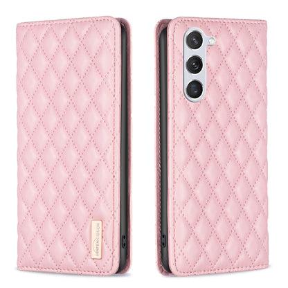 Diamond Lattice Magnetic Leather Flip Phone Case, For Galaxy S26 FE 5G, For Samsung Galaxy S25 5G, For Samsung Galaxy S25+ 5G, For Samsung Galaxy S25 Ultra 5G