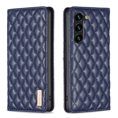 Diamond Lattice Magnetic Leather Flip Phone Case, For Galaxy S26 FE 5G, For Samsung Galaxy S25 5G, For Samsung Galaxy S25+ 5G, For Samsung Galaxy S25 Ultra 5G