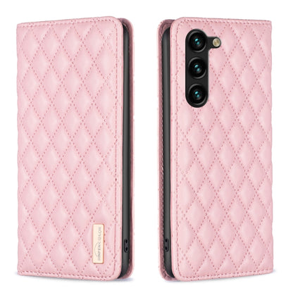 Diamond Lattice Magnetic Leather Flip Phone Case, For Galaxy S26 FE 5G, For Samsung Galaxy S25 5G, For Samsung Galaxy S25+ 5G, For Samsung Galaxy S25 Ultra 5G