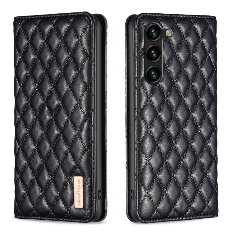 Diamond Lattice Magnetic Leather Flip Phone Case, For Galaxy S26 FE 5G, For Samsung Galaxy S25 5G, For Samsung Galaxy S25+ 5G, For Samsung Galaxy S25 Ultra 5G