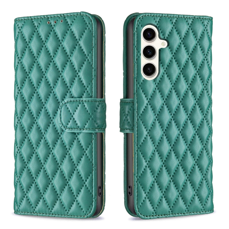 Diamond Lattice Wallet Flip Leather Phone Case, For Samsung Galaxy S25 Ultra 5G, For Samsung Galaxy S24 FE 5G