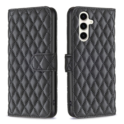 Diamond Lattice Wallet Flip Leather Phone Case, For Samsung Galaxy S25 Ultra 5G, For Samsung Galaxy S24 FE 5G