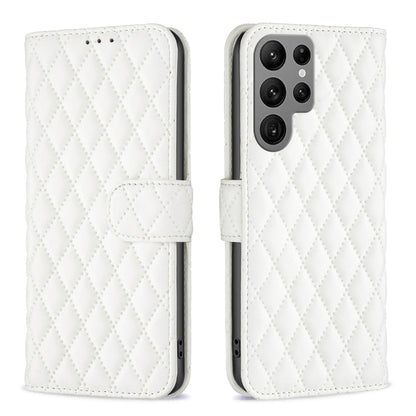 Diamond Lattice Wallet Flip Leather Phone Case, For Samsung Galaxy S25 Ultra 5G, For Samsung Galaxy S24 FE 5G