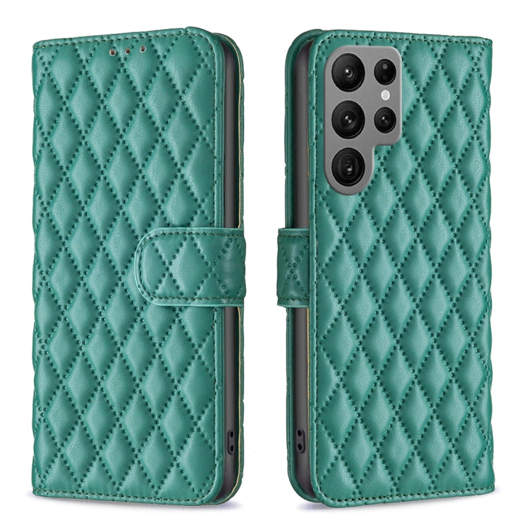 Diamond Lattice Wallet Flip Leather Phone Case, For Samsung Galaxy S25 Ultra 5G, For Samsung Galaxy S24 FE 5G