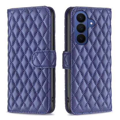 Diamond Lattice Wallet Flip Leather Phone Case, For Samsung Galaxy S26+ 5G, For Samsung Galaxy S26 Ultra 5G, For Samsung Galaxy S26 5G, For Samsung Galaxy S25 5G