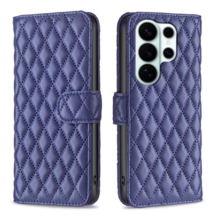 Diamond Lattice Wallet Flip Leather Phone Case, For Galaxy S26 FE 5G, For Samsung Galaxy S26+ 5G, For Samsung Galaxy S26 Ultra 5G, For Samsung Galaxy S26 5G