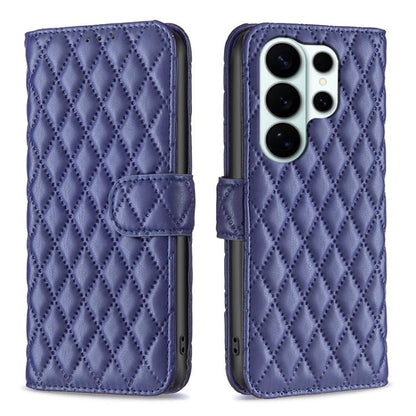 Diamond Lattice Wallet Flip Leather Phone Case, For Galaxy S26 FE 5G, For Samsung Galaxy S26+ 5G, For Samsung Galaxy S26 Ultra 5G, For Samsung Galaxy S26 5G
