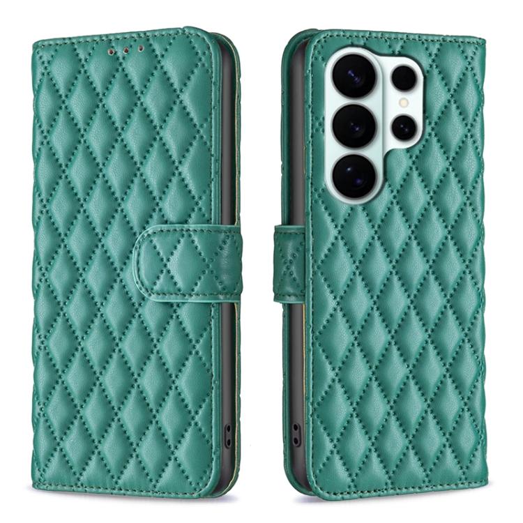 Diamond Lattice Wallet Flip Leather Phone Case, For Galaxy S26 FE 5G, For Samsung Galaxy S26+ 5G, For Samsung Galaxy S26 Ultra 5G, For Samsung Galaxy S26 5G
