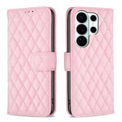 Diamond Lattice Wallet Flip Leather Phone Case, For Galaxy S26 FE 5G, For Samsung Galaxy S26+ 5G, For Samsung Galaxy S26 Ultra 5G, For Samsung Galaxy S26 5G