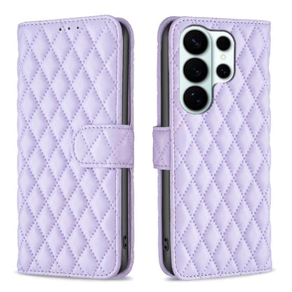 Diamond Lattice Wallet Flip Leather Phone Case, For Galaxy S26 FE 5G, For Samsung Galaxy S26+ 5G, For Samsung Galaxy S26 Ultra 5G, For Samsung Galaxy S26 5G