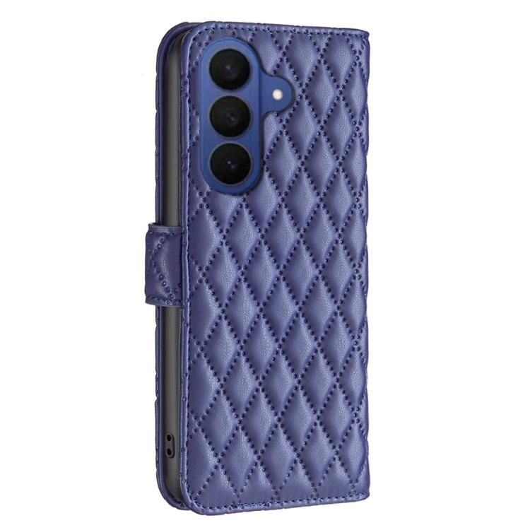 Diamond Lattice Wallet Flip Leather Phone Case, For Galaxy S26 FE 5G, For Samsung Galaxy S26+ 5G, For Samsung Galaxy S26 Ultra 5G, For Samsung Galaxy S26 5G