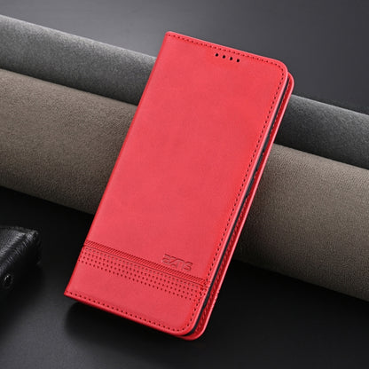 AZNS Magnetic Calf Texture Flip Leather Phone Case, For Samsung Galaxy S24 FE 5G