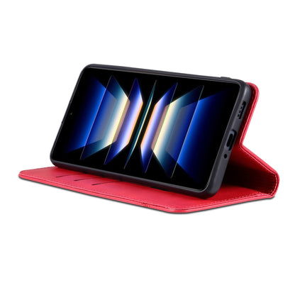 AZNS Magnetic Calf Texture Flip Leather Phone Case, For Samsung Galaxy S24 FE 5G