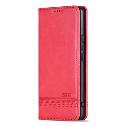 AZNS Magnetic Calf Texture Flip Leather Phone Case, For Samsung Galaxy S25 Ultra 5G, For Samsung Galaxy S24 FE 5G