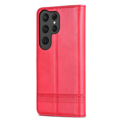 AZNS Magnetic Calf Texture Flip Leather Phone Case, For Samsung Galaxy S25 Ultra 5G, For Samsung Galaxy S24 FE 5G