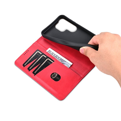 AZNS Magnetic Calf Texture Flip Leather Phone Case, For Samsung Galaxy S25 Ultra 5G, For Samsung Galaxy S24 FE 5G
