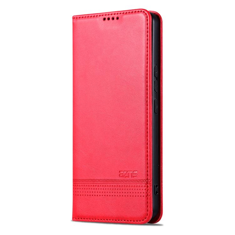 AZNS Magnetic Calf Texture Flip Leather Phone Case, For Samsung Galaxy S25 FE 5G, For Samsung Galaxy S25 Edge 5G, For Samsung Galaxy S25 5G, For Samsung Galaxy S25+ 5G