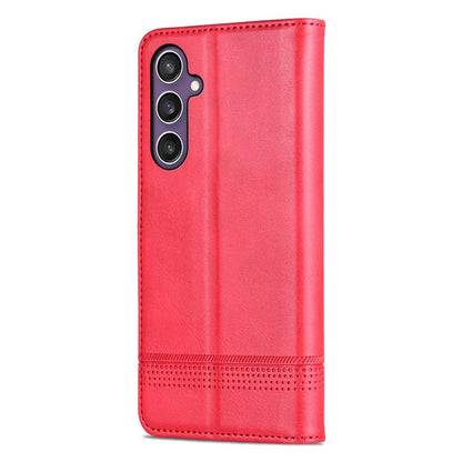 AZNS Magnetic Calf Texture Flip Leather Phone Case, For Samsung Galaxy S25 FE 5G, For Samsung Galaxy S25 Edge 5G, For Samsung Galaxy S25 5G, For Samsung Galaxy S25+ 5G
