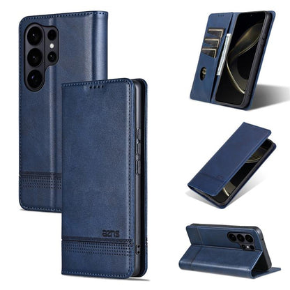 AZNS Magnetic Calf Texture Flip Leather Phone Case, For Galaxy S26 FE 5G, For Samsung Galaxy S26+ 5G, For Samsung Galaxy S26 Ultra 5G, For Samsung Galaxy S26 5G