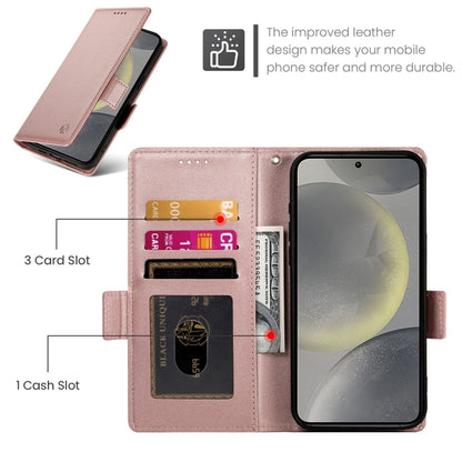 Side Buckle Magnetic Frosted Leather Phone Case, For Samsung Galaxy S24 5G, For Samsung Galaxy S23 FE 5G, For Samsung Galaxy S23 Ultra 5G