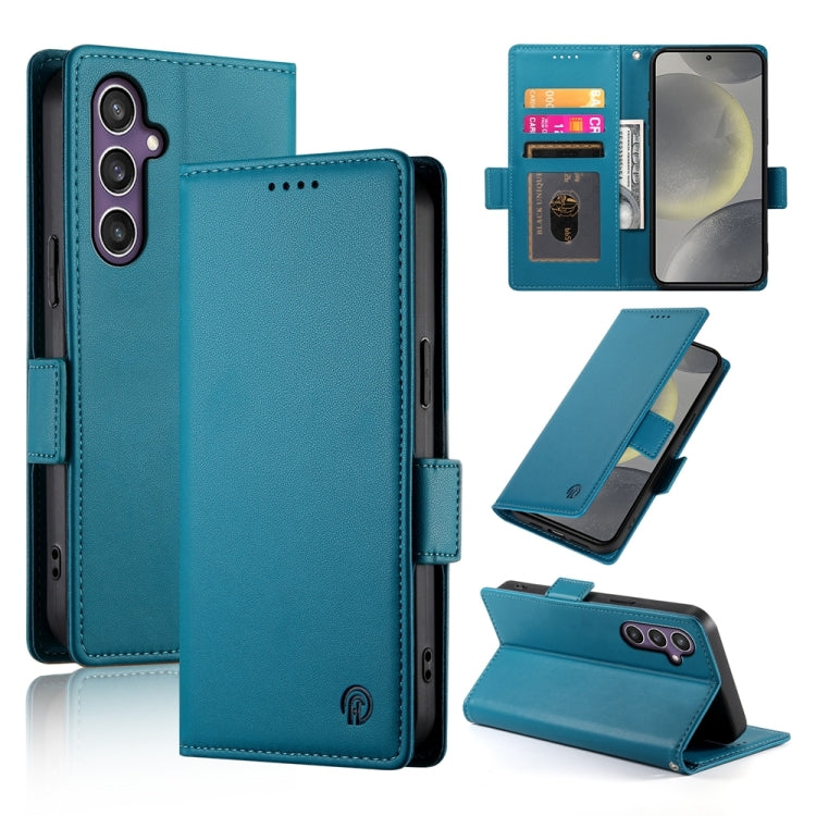 Side Buckle Magnetic Frosted Leather Phone Case, For Samsung Galaxy S24 5G, For Samsung Galaxy S23 FE 5G, For Samsung Galaxy S23 Ultra 5G