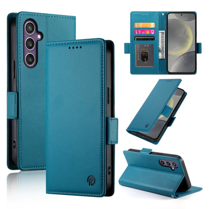 Side Buckle Magnetic Frosted Leather Phone Case, For Samsung Galaxy S24 5G, For Samsung Galaxy S23 FE 5G, For Samsung Galaxy S23 Ultra 5G
