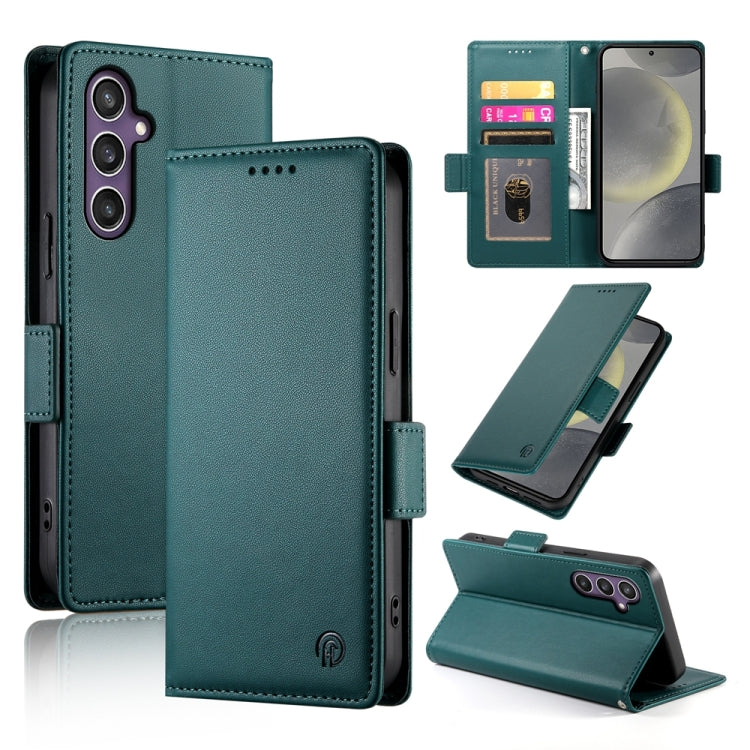 Side Buckle Magnetic Frosted Leather Phone Case, For Samsung Galaxy S24 5G, For Samsung Galaxy S23 FE 5G, For Samsung Galaxy S23 Ultra 5G