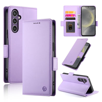 Side Buckle Magnetic Frosted Leather Phone Case, For Samsung Galaxy S24 5G, For Samsung Galaxy S23 FE 5G, For Samsung Galaxy S23 Ultra 5G