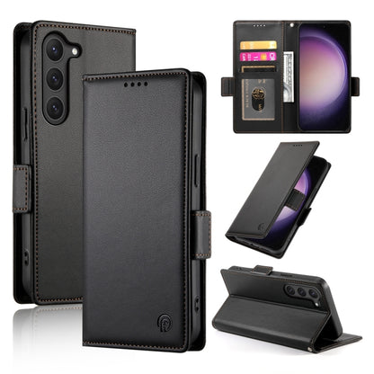 Side Buckle Magnetic Frosted Leather Phone Case, For Samsung Galaxy S23+ 5G, For Samsung Galaxy S23 5G, For Samsung Galaxy S21 FE 5G