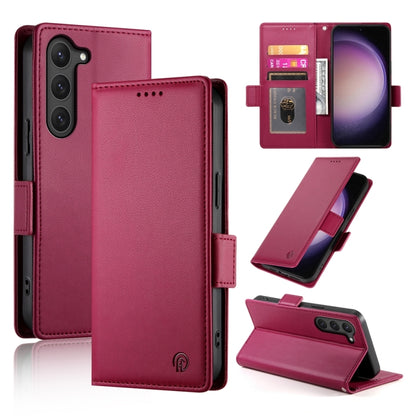 Side Buckle Magnetic Frosted Leather Phone Case, For Samsung Galaxy S23+ 5G, For Samsung Galaxy S23 5G, For Samsung Galaxy S21 FE 5G