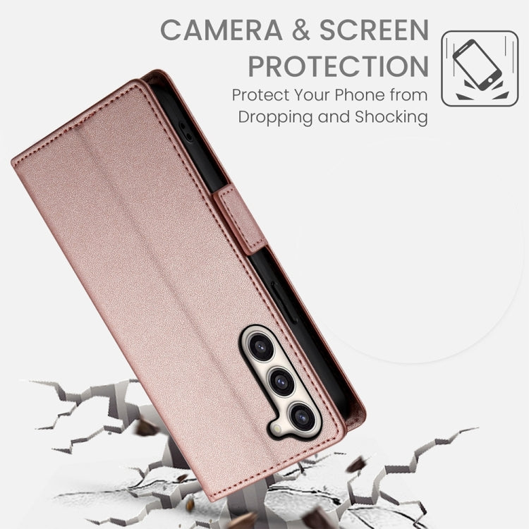 Side Buckle Magnetic Frosted Leather Phone Case, For Samsung Galaxy S23+ 5G, For Samsung Galaxy S23 5G, For Samsung Galaxy S21 FE 5G