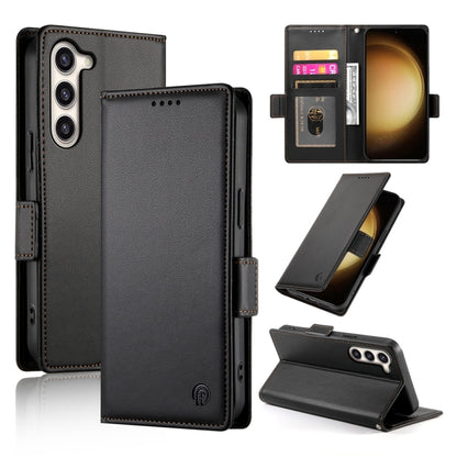 Side Buckle Magnetic Frosted Leather Phone Case, For Samsung Galaxy S23+ 5G, For Samsung Galaxy S23 5G, For Samsung Galaxy S21 FE 5G