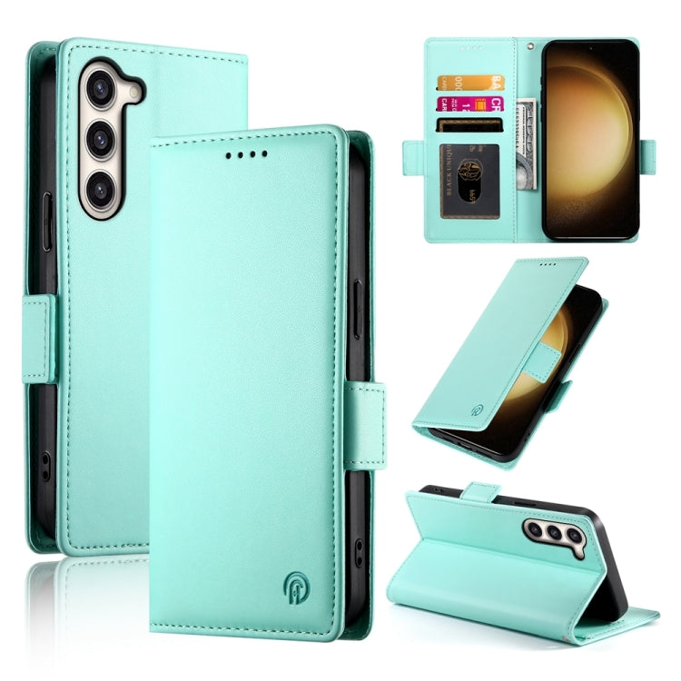 Side Buckle Magnetic Frosted Leather Phone Case, For Samsung Galaxy S23+ 5G, For Samsung Galaxy S23 5G, For Samsung Galaxy S21 FE 5G