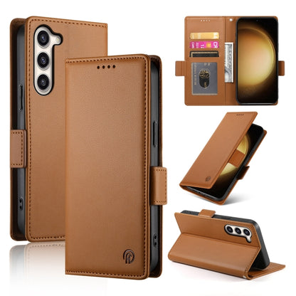 Side Buckle Magnetic Frosted Leather Phone Case, For Samsung Galaxy S23+ 5G, For Samsung Galaxy S23 5G, For Samsung Galaxy S21 FE 5G