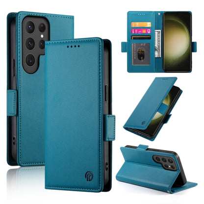 Side Buckle Magnetic Frosted Leather Phone Case, For Samsung Galaxy S24 5G, For Samsung Galaxy S23 FE 5G, For Samsung Galaxy S23 Ultra 5G