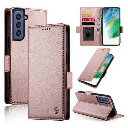 Side Buckle Magnetic Frosted Leather Phone Case, For Samsung Galaxy S23+ 5G, For Samsung Galaxy S23 5G, For Samsung Galaxy S21 FE 5G