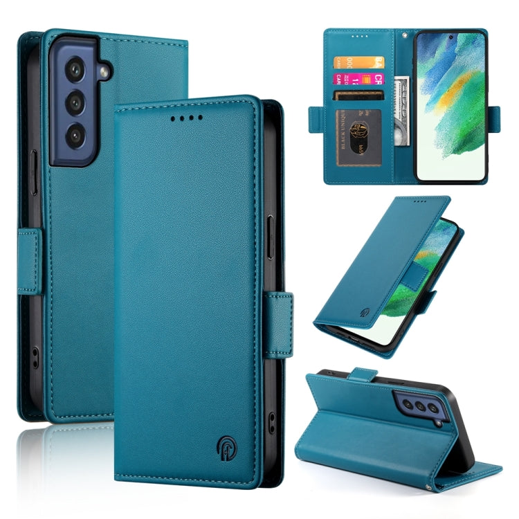 Side Buckle Magnetic Frosted Leather Phone Case, For Samsung Galaxy S23+ 5G, For Samsung Galaxy S23 5G, For Samsung Galaxy S21 FE 5G